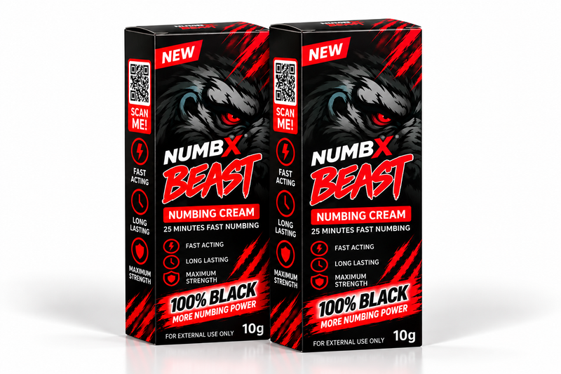NUMBX Beast 100% Black Numbing Cream Pack of 2