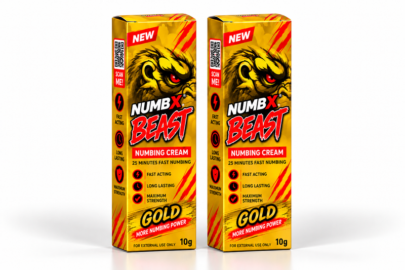 NUMBX Beast Gold Numbing Cream Pack of 2