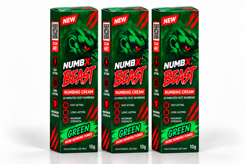 NUMBX Beast Green Numbing Cream Pack of 3